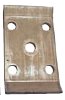 U-Bolt Axle Plate, 2" Square Axle